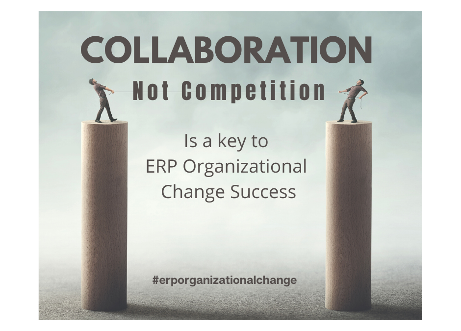 The Field of Enterprise Resource Planning (ERP) Organizational Change: Collaboration and Competition