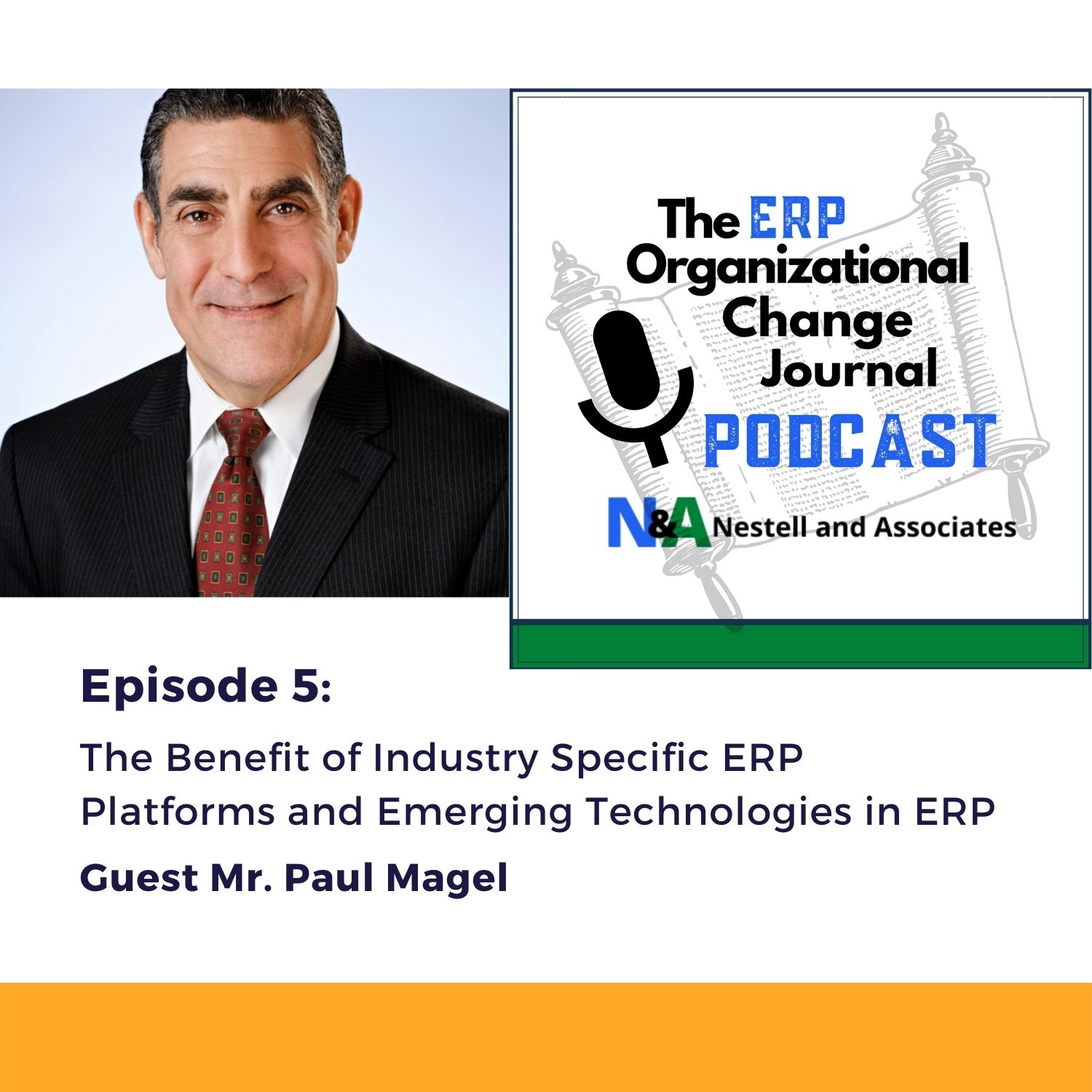 Episode 5 The Benefit of Industry Specific ERP Platforms and Emerging Technologies in ERP Guest Mr. Paul Magel